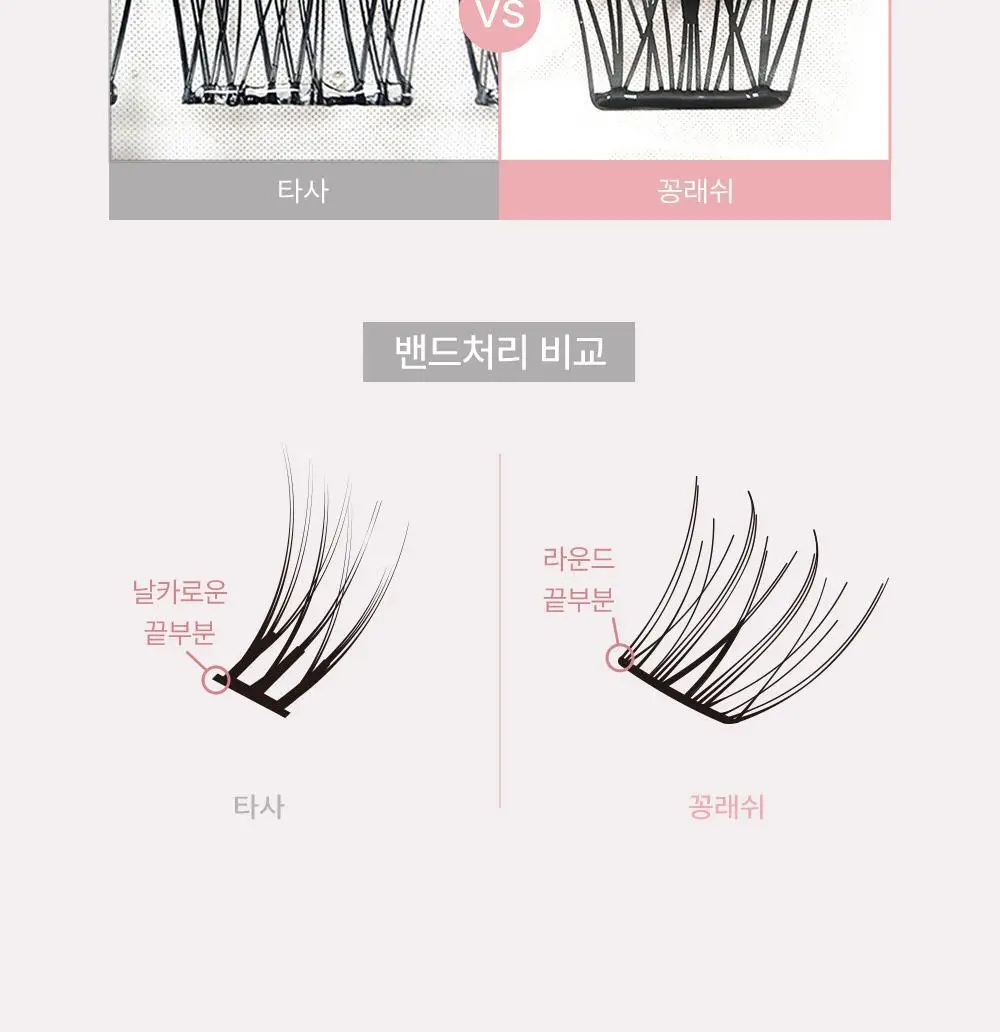 [NEW 노글루 언더래쉬 출시] 꽁래쉬 노글루 속눈썹 숏/롱/믹스/트위저/언더 15종 택 1 상세페이지 12